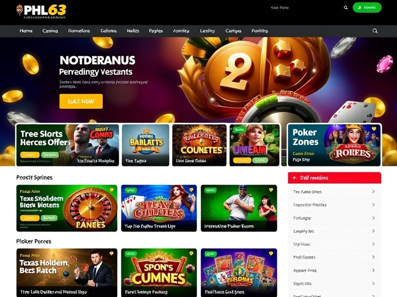 phl63.com is your gateway to premium online gambling with exclusive slots, poker, sports betting, and live dealers. Enjoy fast payouts, real money rewards, and top-tier promotions.